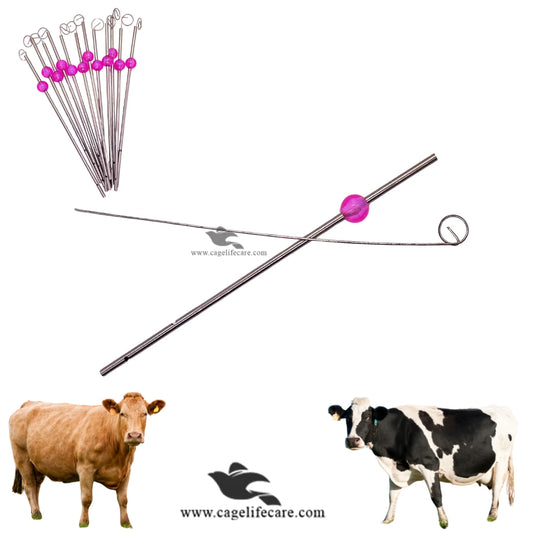 10pc Veterinary Milk Siphon Needle Set – Cow & Sheep Injection Tool