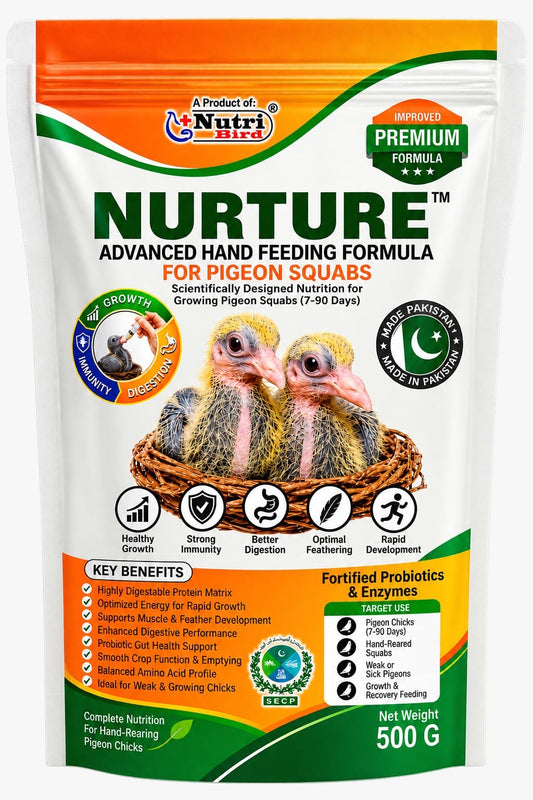 Optichow Nurture Pigeon – Complete Hand Feeding Formula