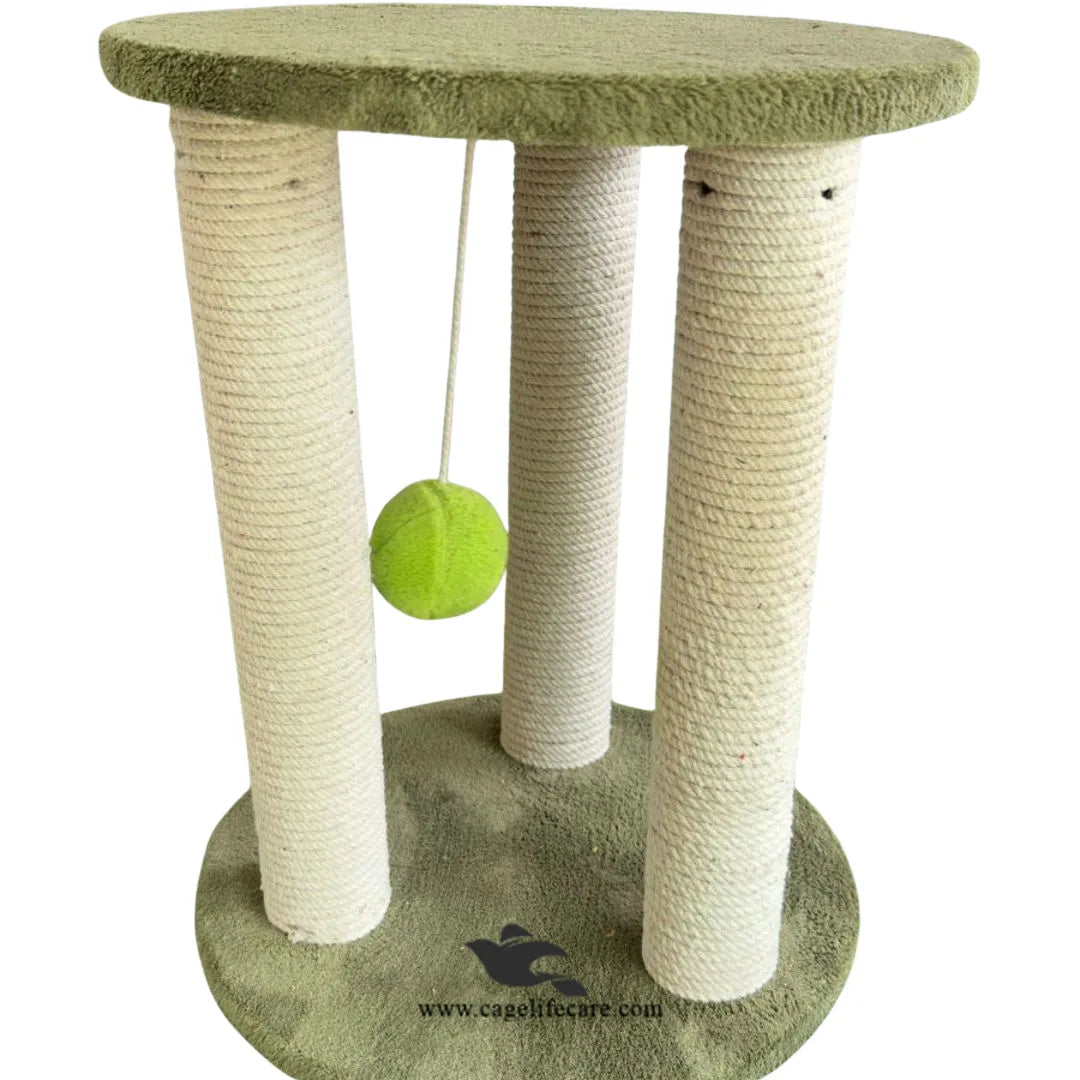 Interactive indoor cat perch and scratcher 50cm