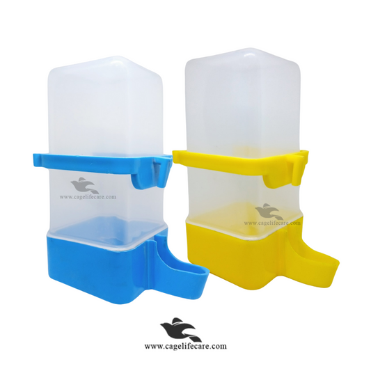480ml Square Water Drinker for Birds Pigeons & Poultry