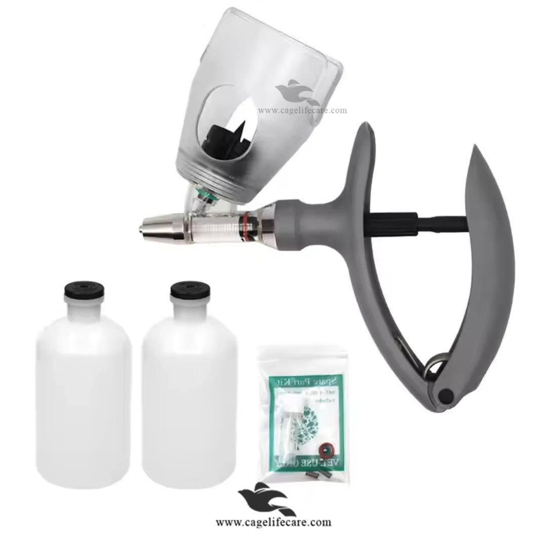 5ml Adjustable Veterinary Vaccine Gun For Poultry & Livestock Syringe (Vet Line)