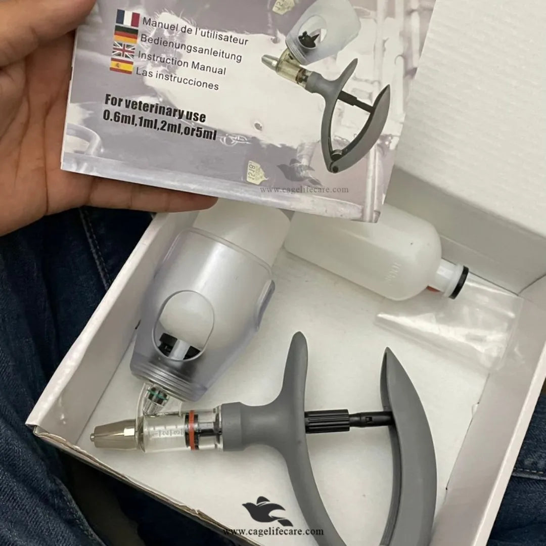 5ml Adjustable Veterinary Vaccine Gun For Poultry & Livestock Syringe (Vet Line)