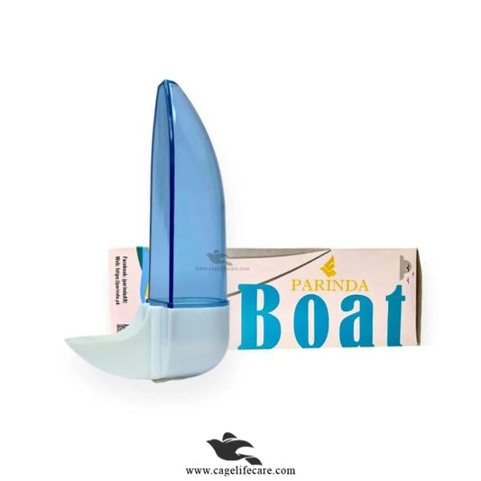 70ml Boat Drinker for Small Birds – Premium Glass Water Dispenser