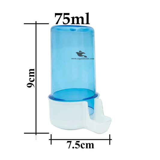70ml Crystal Color Water Drinker - Small Birds Size