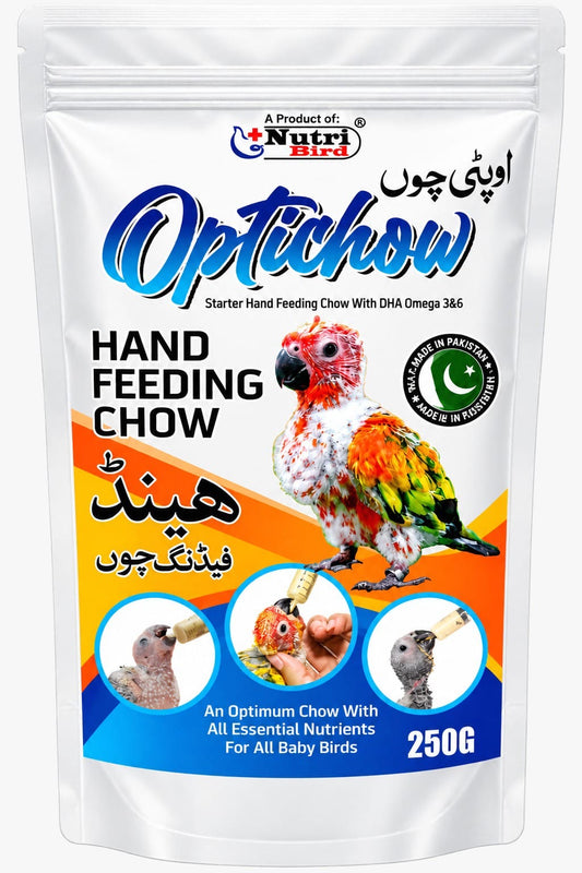 OptiChow Hand Feed Formula for Baby Birds