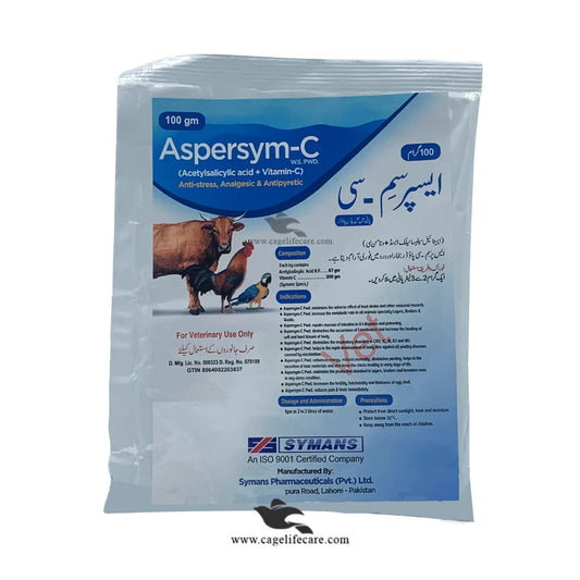 ASPERSYM C – Heat Stress Relief & Immunity Booster for Poultry