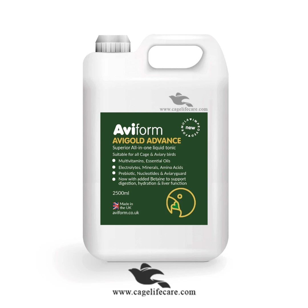 AVIGOLD ADVANCE All-in-One Cage & Aviary Bird Tonic 2500ml and loose packing Pigeons Supplements
