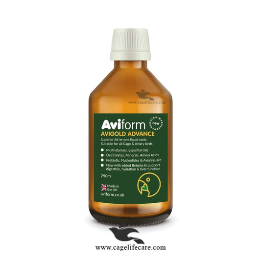AVIGOLD ADVANCE All-in-One Cage & Aviary Bird Tonic 250ml and loose packing Pigeons Supplements