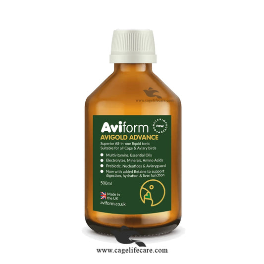 AVIGOLD ADVANCE All-in-One Cage & Aviary Bird Tonic 500ml and loose packing Pigeons Supplements