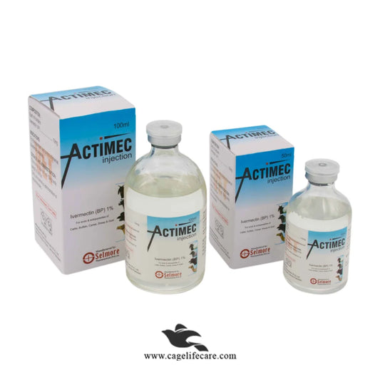 Actimec Injection bottle for cattle, buffalo, sheep, goat, and camel