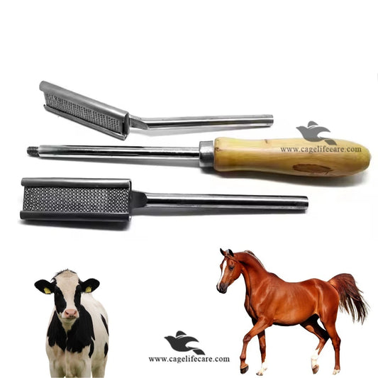Adjustable Double Veterinary Dental Float Rasp – Equine Tool Livestock