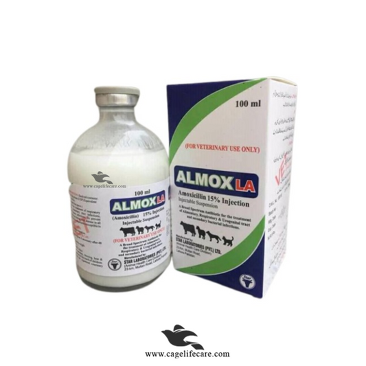 Almox L.A. 15% Injection – Broad Spectrum Antibiotic for Livestock & Pets