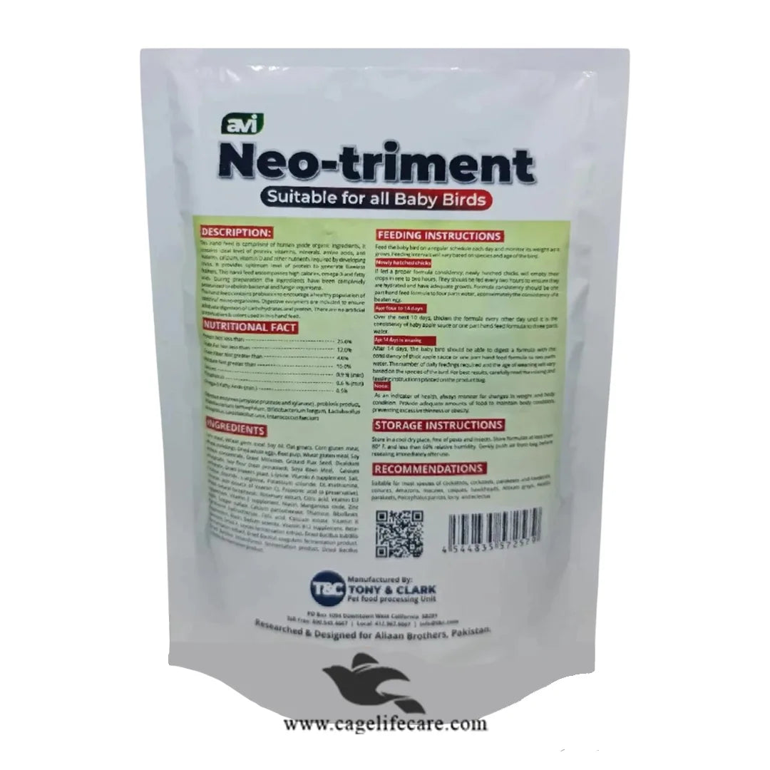 Avi Neo Triment – Hand Feeding Formula for Baby Birds