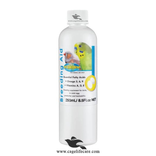 Breeding Aid Oil – Enhance Egg Production, Hatchability & Fertility 250ml Bottle & Loose for 100% Breeding Formula for birds