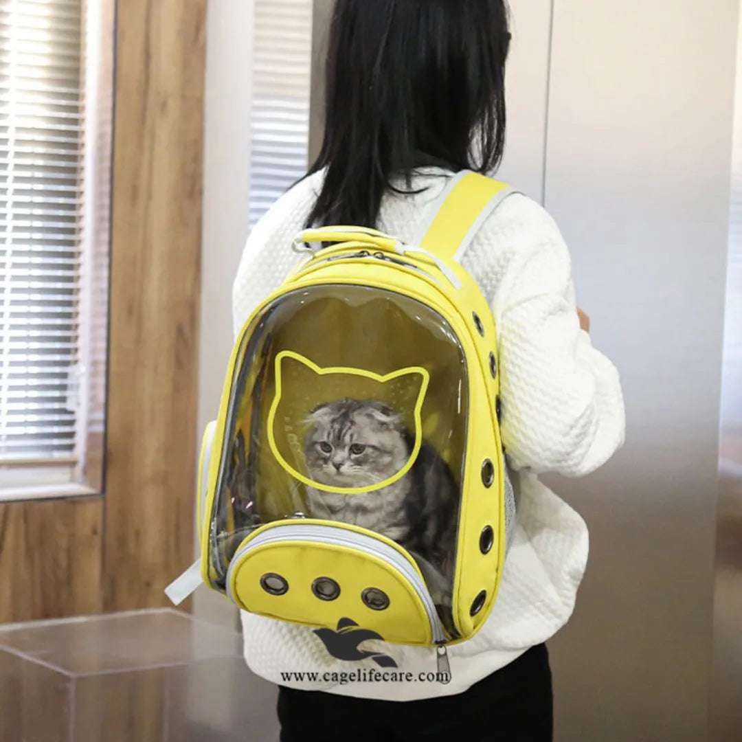 CALANDIS Pet Carry Bag – Space Capsule Design for Dogs & Cats (M#7)