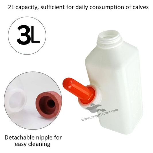 Calf Feeder 3 Liter – Feeding Bottle with Handle