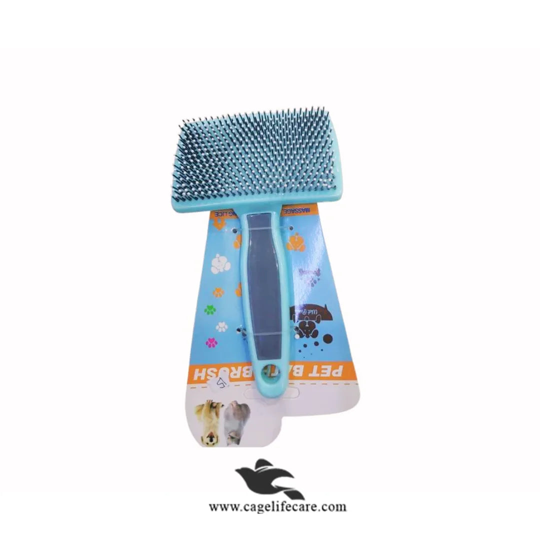 High-quality slicker brush with stainless steel pins