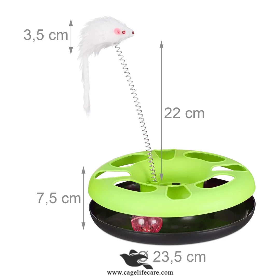 Lightweight Interactive Cat Toy with Bells