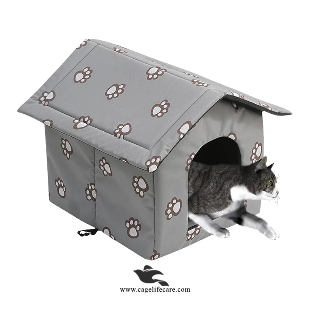 Cat & Dog House Hut Shape – Cozy Hideaway Bed for Pets