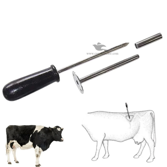 Cattle Trocar – Multi-Purpose Stomach Deflation Veterinary Instrument