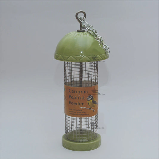 Ceramic Wild Bird Peanut Hanging Feeder
