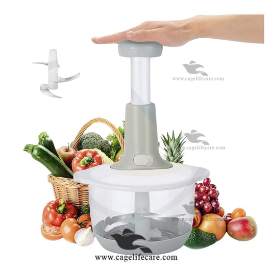 Chopper Push Hand Press for Bird Soft Food