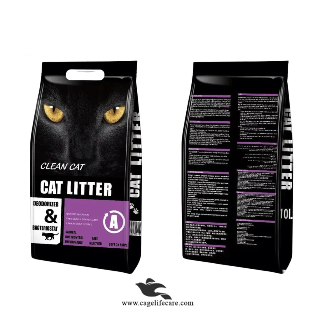 Clean Cat Bentonite Litter Imported 10L (Apple, Valender, Coffee)