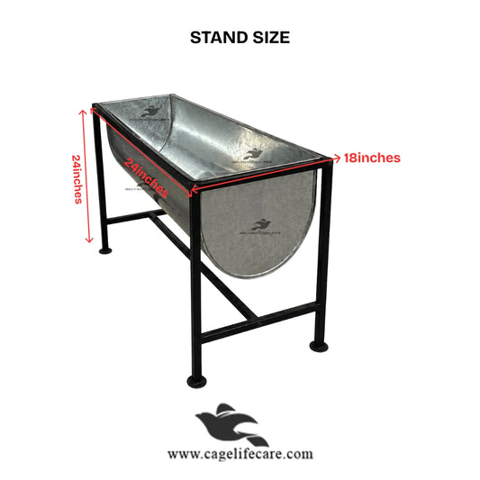 Open Front Feeding Bucket for Cattle & Buffalo – Durable Foldable Feeder