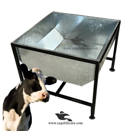 Cow and buffalo square feeding bucket 2x2 ft