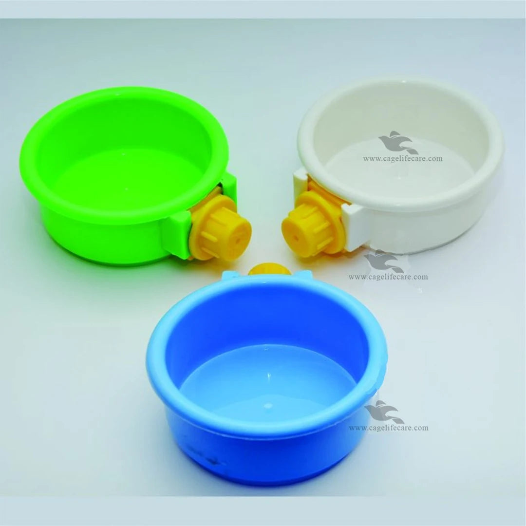 Crock Bowl – Removable Food and Water Bowl for Parrots & Pets