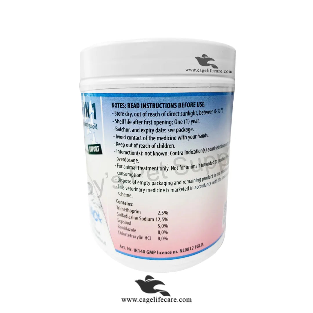 DAC Defending Mix 5 in 1 – Comprehensive Infection Treatment for Birds and Pigeons DAC Pharma