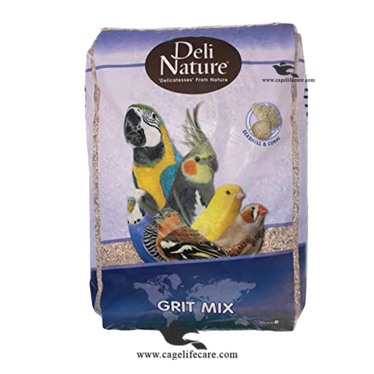 Deli Nature Grit Mix – Natural Blend for Digestion, Bone Health & Eggshell Quality in Birds