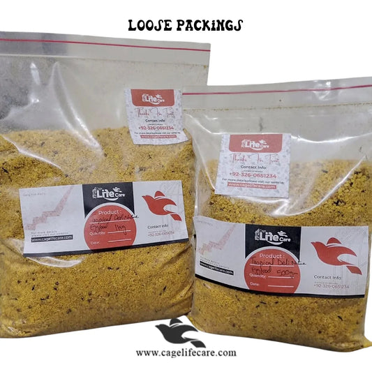 Deli Nature Moist Tropical Egg Food – Ready-to-Use Formula for Finches