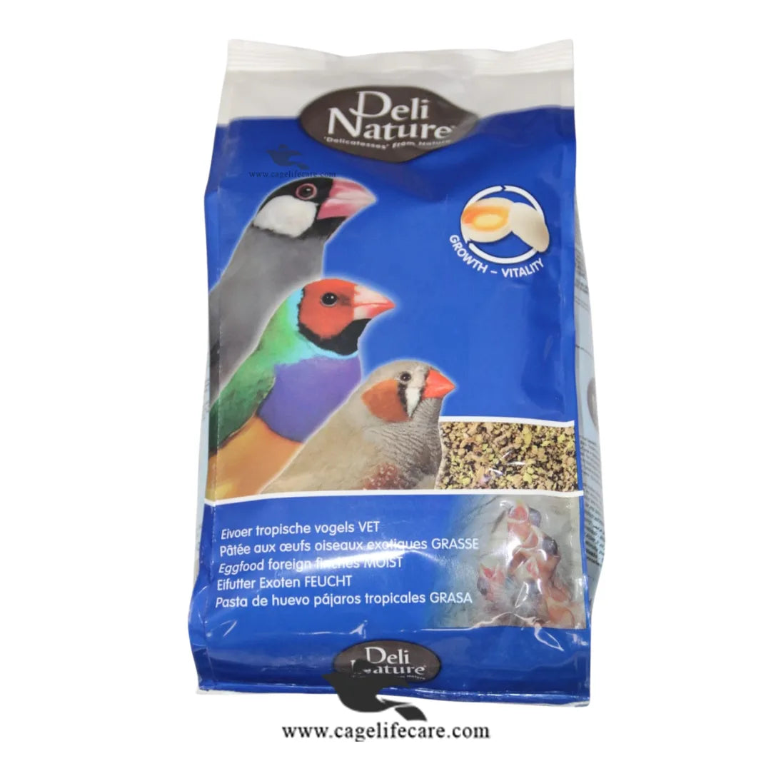 Deli Nature Moist Tropical Egg Food – Ready-to-Use Formula for Finches