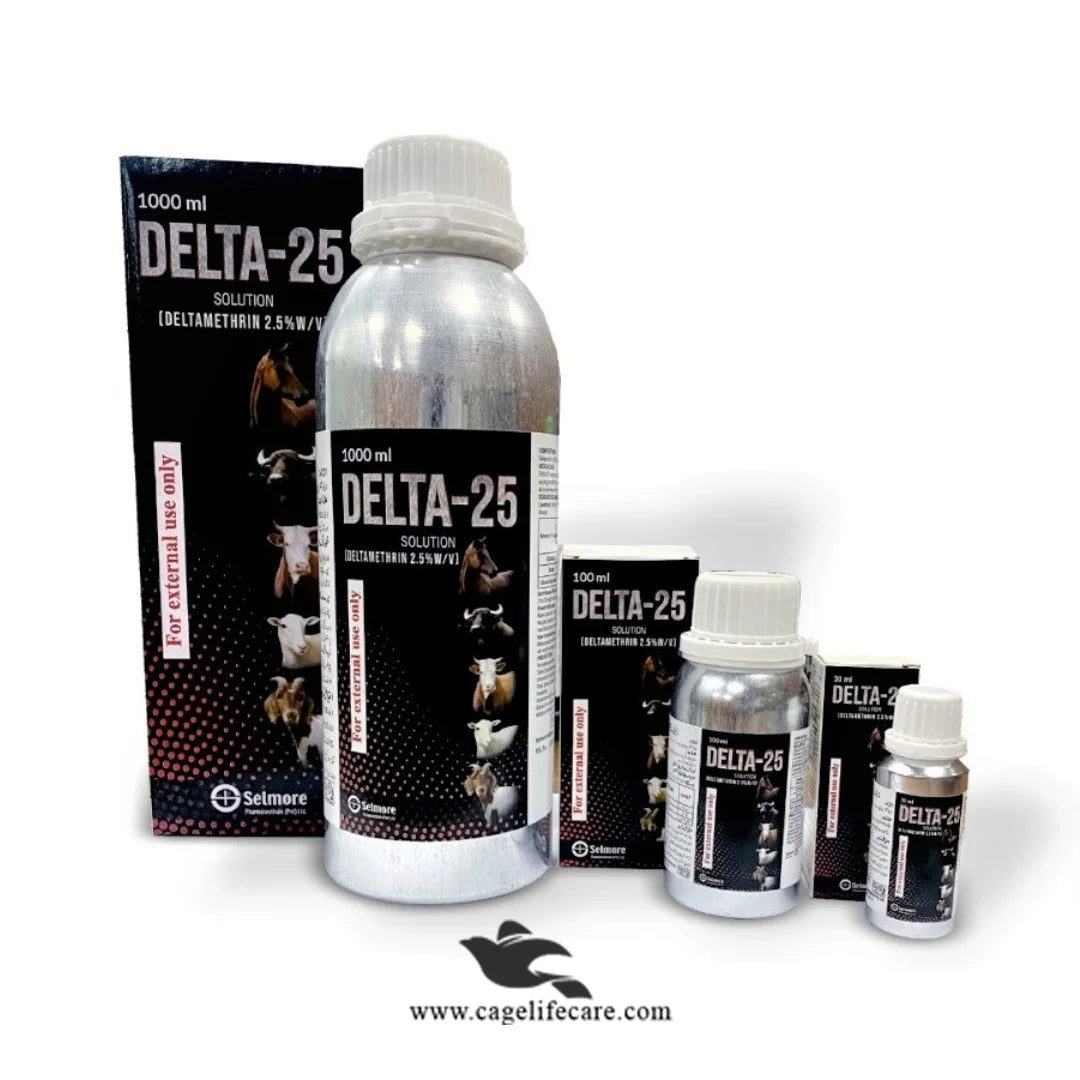 Delta-25 Solution – Ectoparasite Control for Livestock Animals