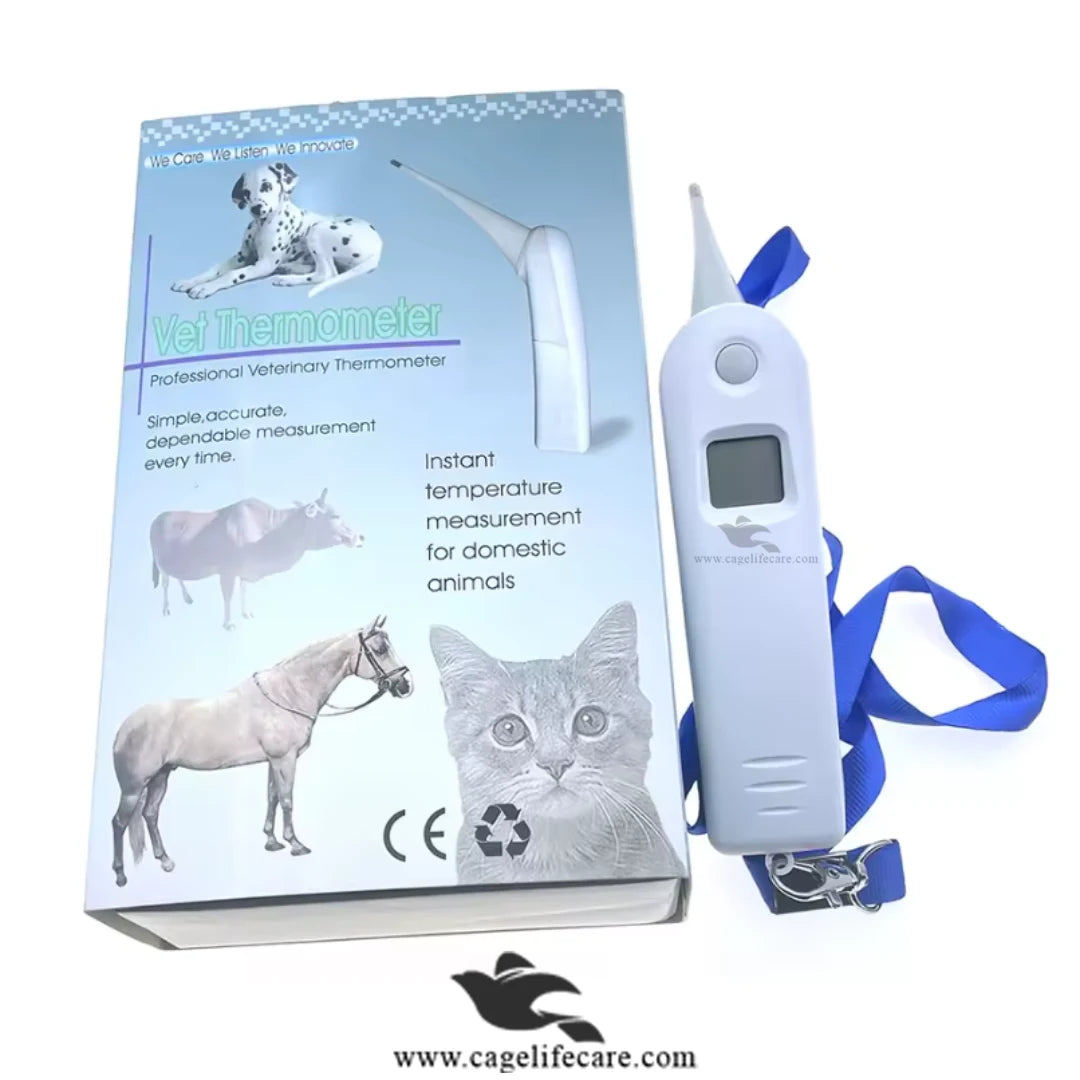 Digital Veterinary Thermometer – Animal & Livestock Temperature Checker for Pet and Farm Use