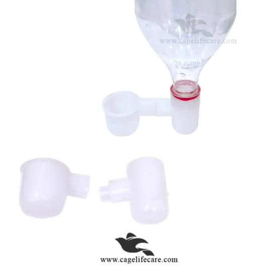 Double Water Deflector – Automatic Water Drinker for All Birds & Poultry Use With Any Bottle
