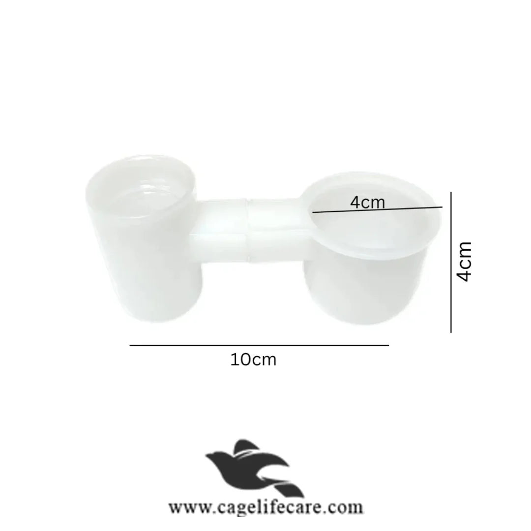 Double Water Deflector – Automatic Water Drinker for All Birds & Poultry DIamentions