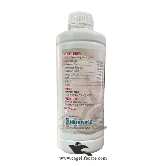 ELECTROVACC – Electrolytes & Energy Supplement for Birds