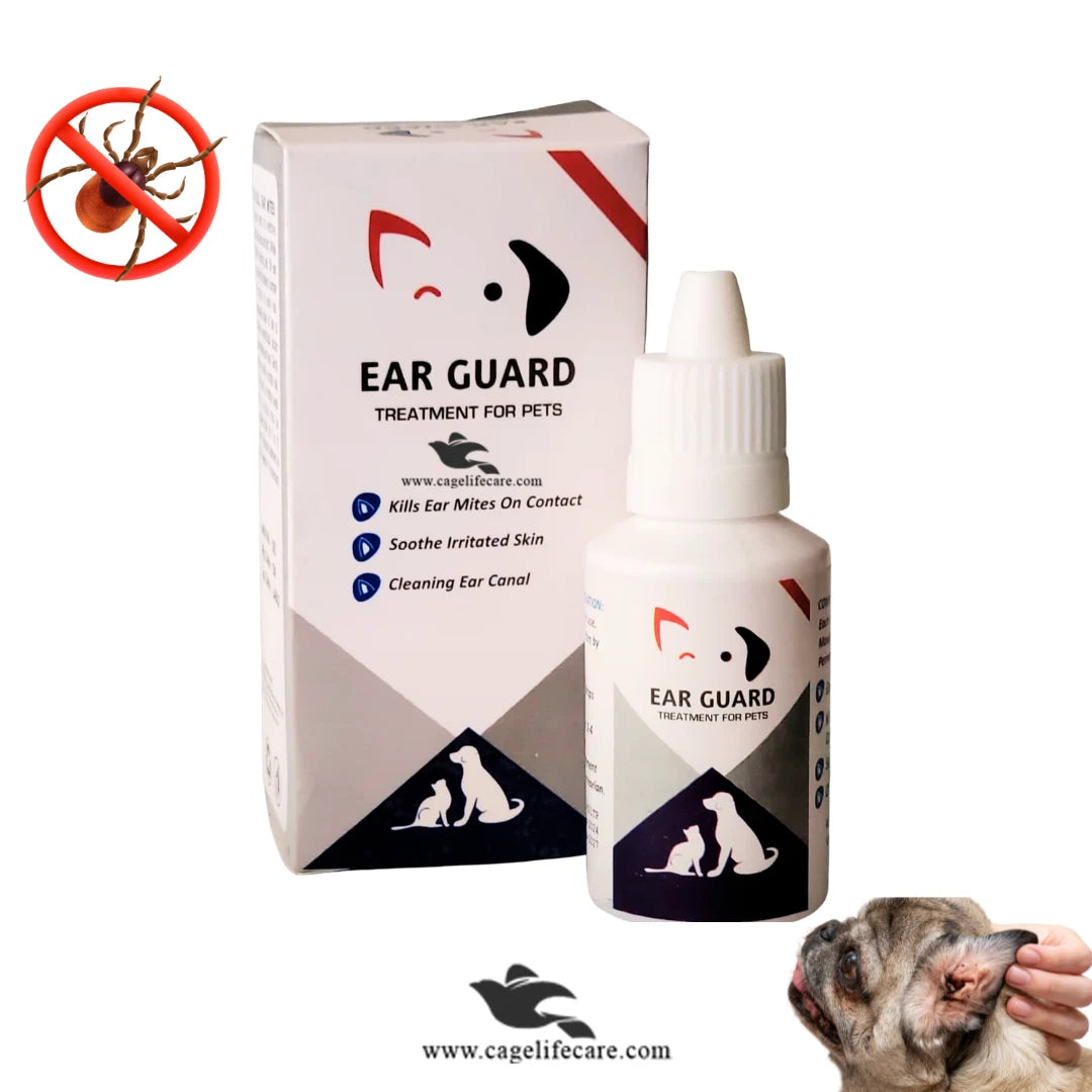 Ear Guard Drops for Pets – Effective Ear Mite Treatment for Dogs & Cats