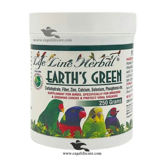 Earth’s Green – Herbal Supplement for Breeding, Growth & Immunity in Birds