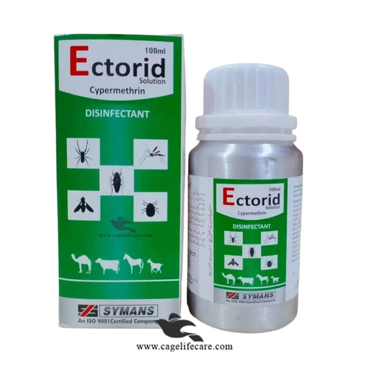 Ectorid – Cypermethrin 10% Powerful Mites & Ticks Controller for Livestock & Poultry