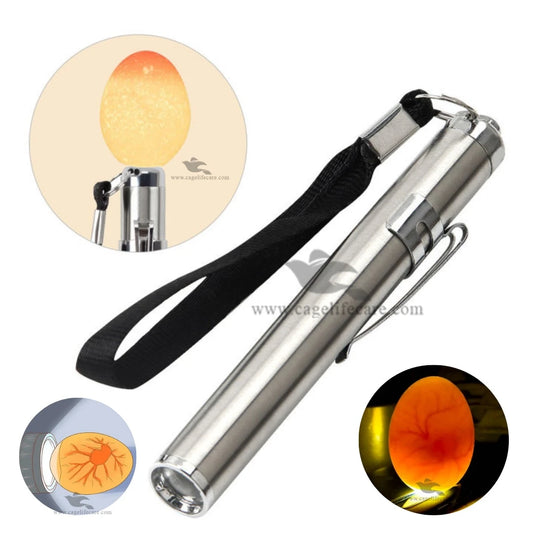 Egg Candling Pen Light - Super Bright LED for Bird Eggs Inspection