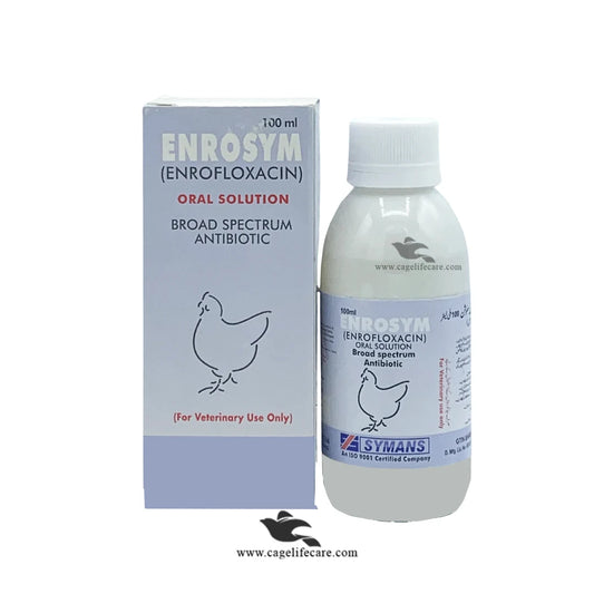 Enrosym Oral Solution – Broad Spectrum Antibiotic (ENROFLOXACIN)