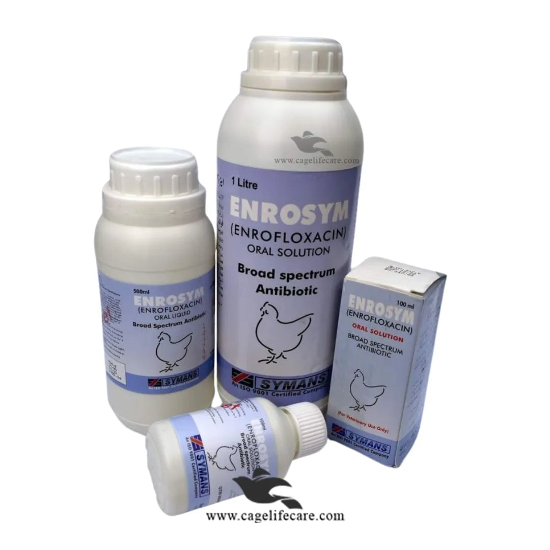 Enrosym Oral Solution – Broad Spectrum Antibiotic (ENROFLOXACIN)
