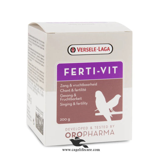 Ferti Vit – Fertility Supplement for Optimal Breeding Conditions in Birds 200g box and loose packings