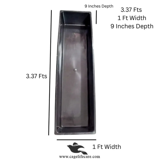 Flat Bottom Plastic Feeding Tray For Goats and Sheep