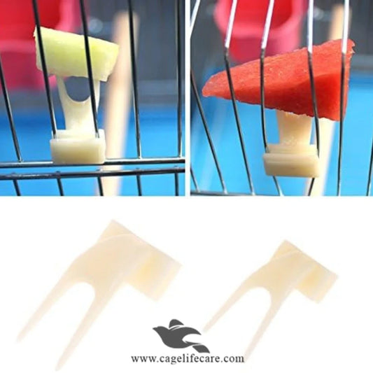 Fruit Fork - Secure Fruit & Veggie Holder for Birds - Hold Fruis for birds