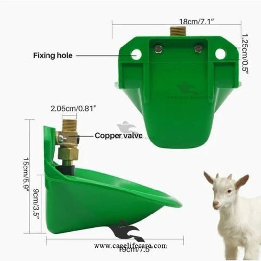 Goat Auto Drinker - 1L Automatic Water Bowl ( Brass Valve ) Product Details