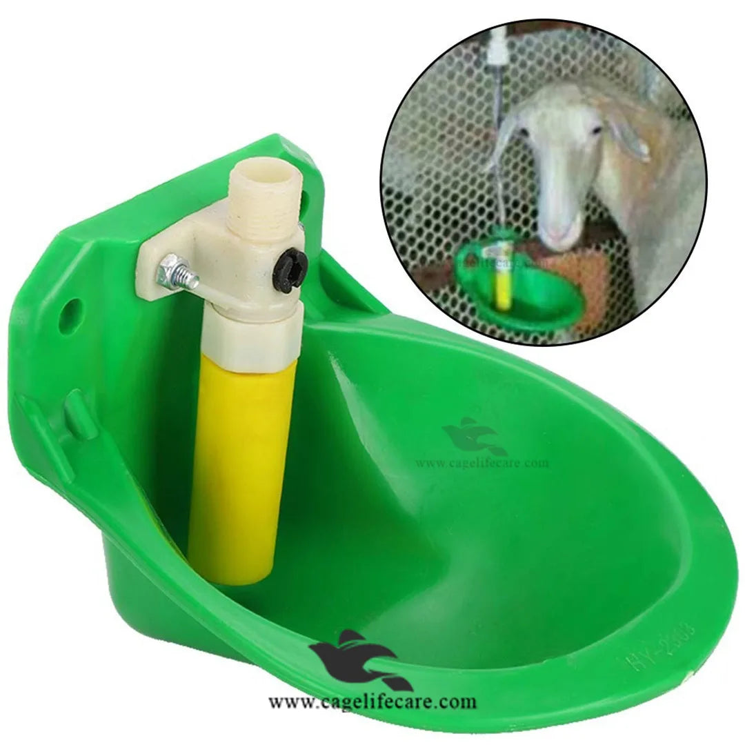 Goat Auto Drinker - 1L Automatic Water Bowl ( Plastic Valve )
